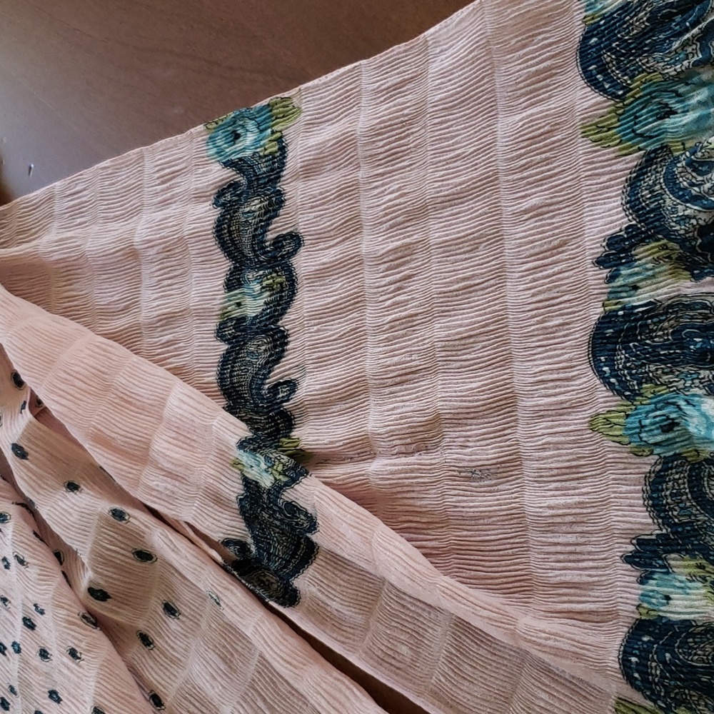 Vintage French silk scarf - Picture 5 of 6